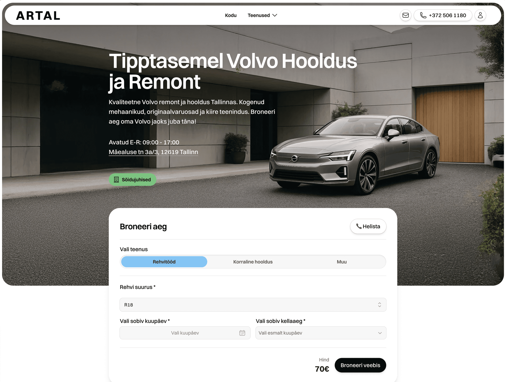 Artal - Automotive Service Platform with Booking & Invoice Management